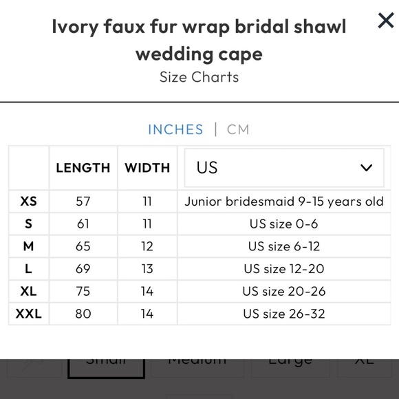 Tulip Bridal White Faux Fur Stole - Picture 7 of 9